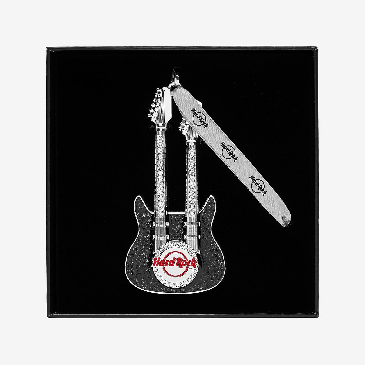 Guitar Ornament Silver Plated image number 3